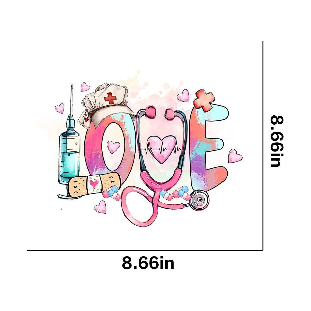 Wholesale 10pcs/pack thermal transfer printing hot stamping clothe